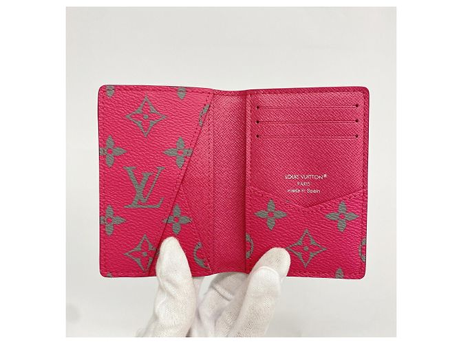 Louis Vuitton Monogram Glow Organizer de Poche Card Case Gris - vista 3
