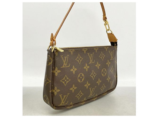 Louis Vuitton Monogram Pochette Accessoires M51980 Brown Women's Bag/Pouch - view 2