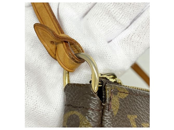 Louis Vuitton Monogram Pochette Accessoires M51980 Brown Women's Bag/Pouch - view 8