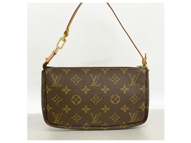 Louis Vuitton Monogram Pochette Accessoires M51980 Brown Women's Bag/Pouch - view 9