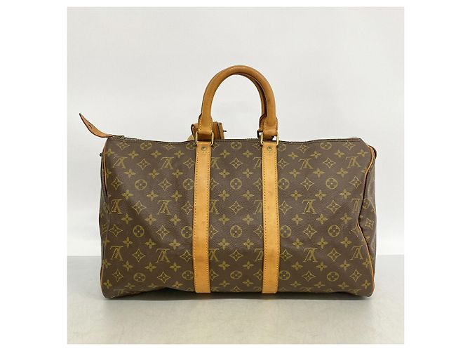 Louis Vuitton Boston Monogram Keepall 45 Marrone - vista 13
