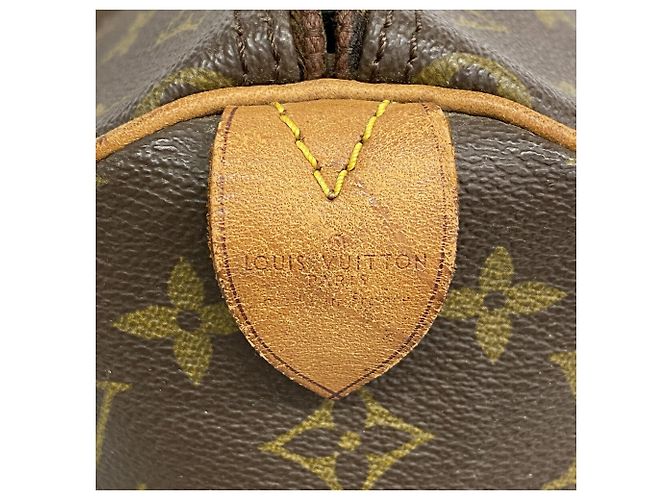 Louis Vuitton Boston Monogram Keepall 45 Marrone - vista 5