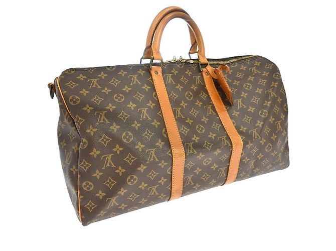 Louis Vuitton Keepall Bandoulière Monogram 50 Marrom - vista 2