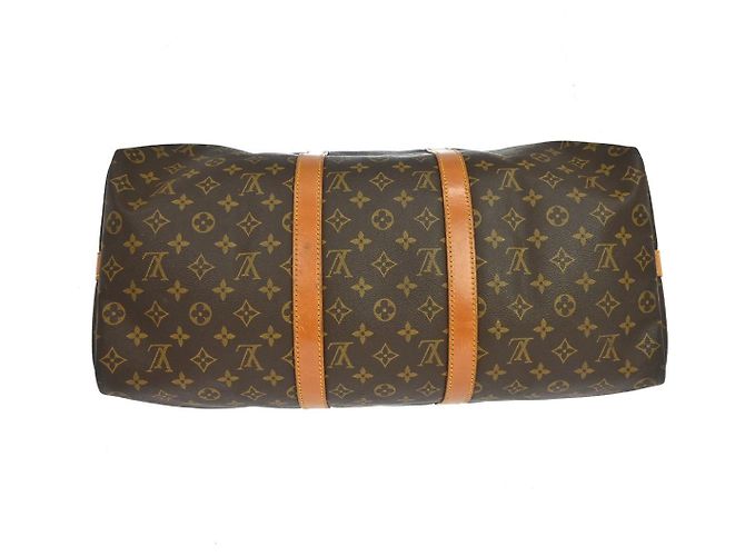 Louis Vuitton Keepall Bandoulière Monogram 50 Marrom - vista 7