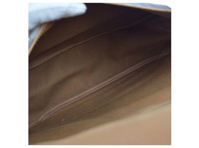 Louis Vuitton Saumur Monogram 35 Marrone - vista 3