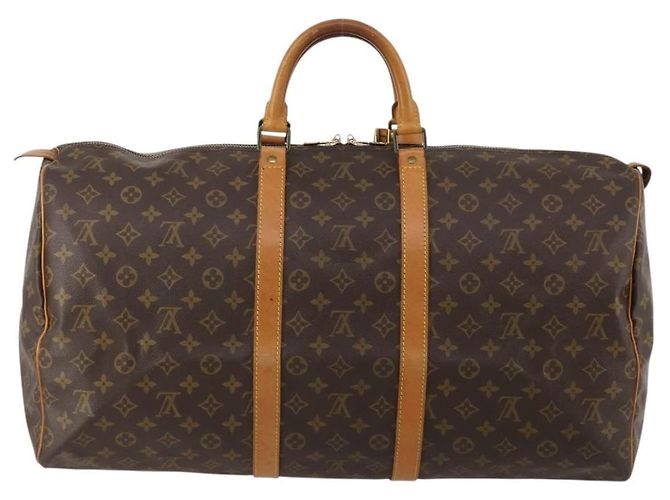 Louis Vuitton Keepall Monogram 55 Castaño - vista 2