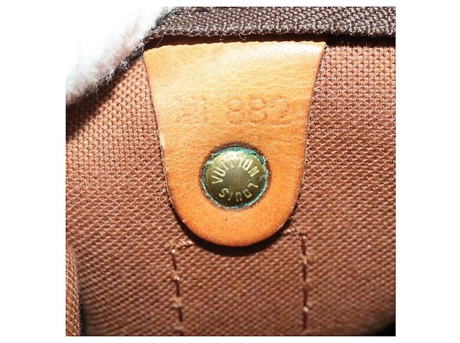 Louis Vuitton Keepall Monogram 55 Castaño - vista 7