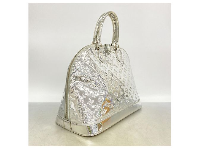 Borsa Louis Vuitton Alma GM Monogram Miroir Argento - vista 2