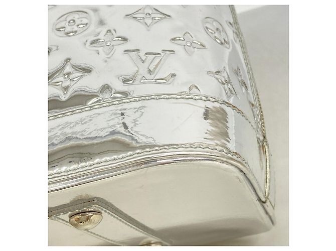 Borsa Louis Vuitton Alma GM Monogram Miroir Argento - vista 7