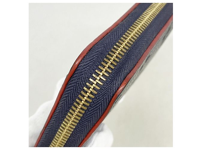 Portafoglio Zippy Monogram Empreinte Louis Vuitton Rosso - vista 6