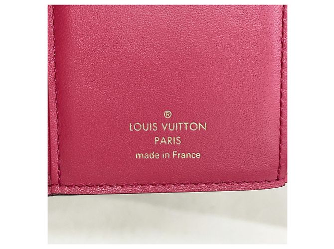 Capucines Cartera Louis Vuitton Tri-fold Negro Rosa - vista 4