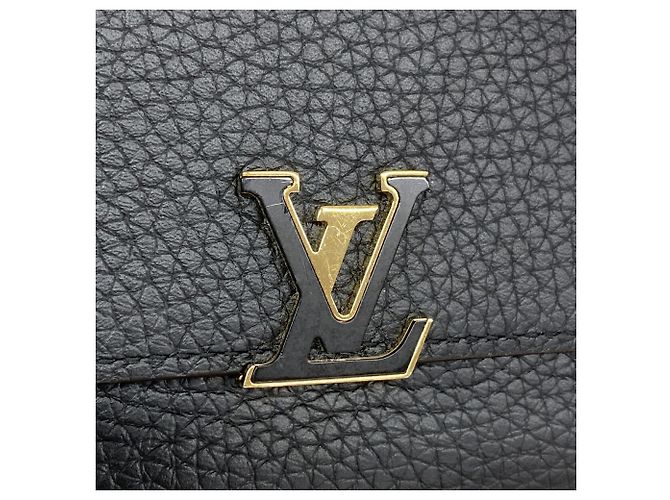 Capucines Cartera Louis Vuitton Tri-fold Negro Rosa - vista 7