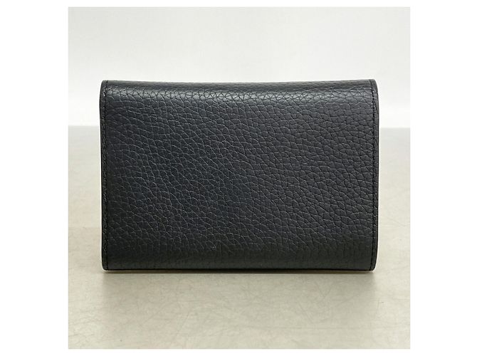 Capucines Cartera Louis Vuitton Tri-fold Negro Rosa - vista 8