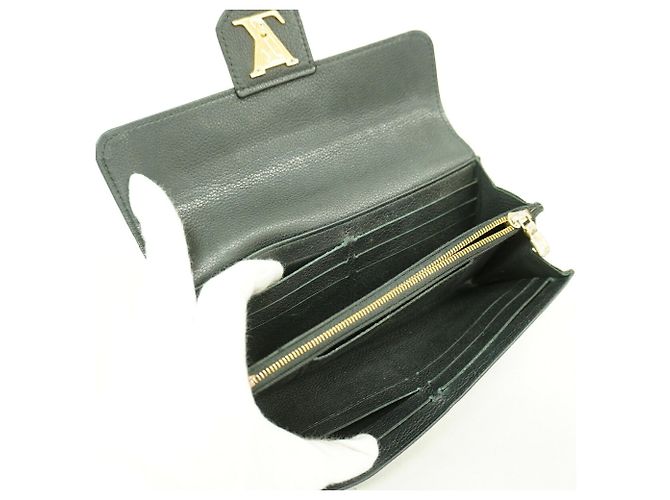 Louis Vuitton Portefeuille Lockme Long Wallet M60861 Noir Nero - vista 3