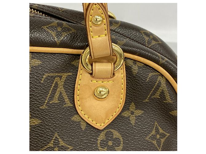 Borsa Louis Vuitton Monogram Montorgueil PM Marrone - vista 9