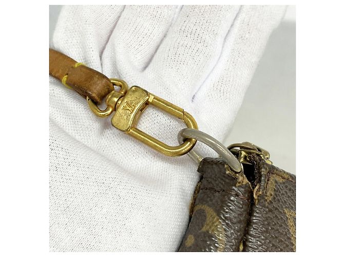 Louis Vuitton Monogram Pochette Accessoires M51980 Marrone - vista 7