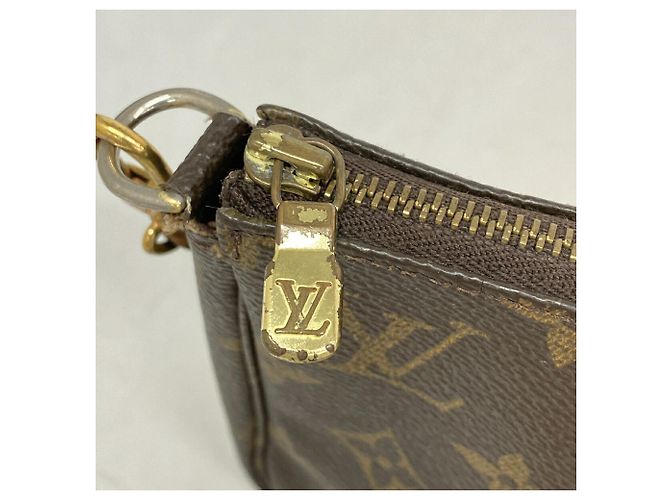 Louis Vuitton Monogram Pochette Accessoires M51980 Marrone - vista 9