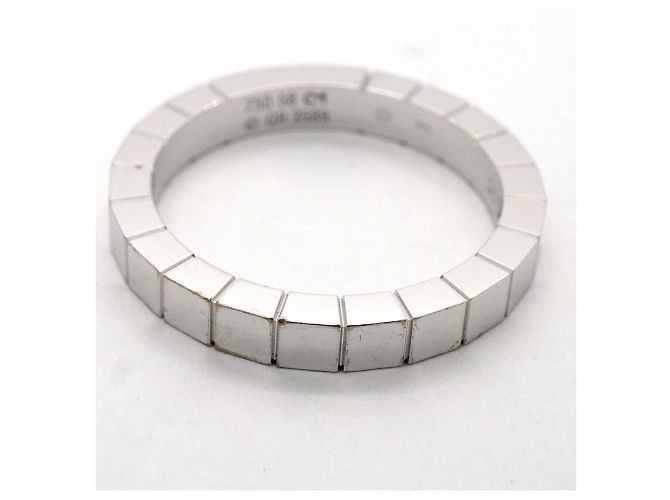 Bague Cartier Lanieres en or blanc 18K - vue 11