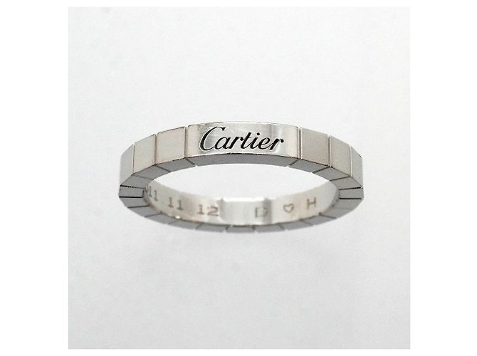 Bague Cartier Lanieres en or blanc 18K - vue 2