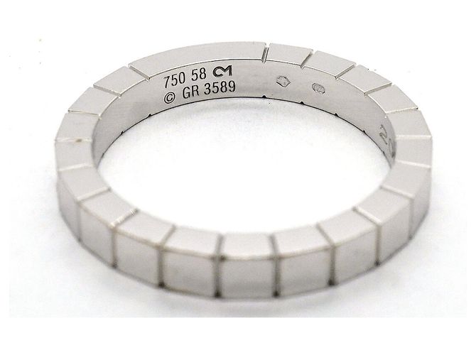 Bague Cartier Lanieres en or blanc 18K - vue 4