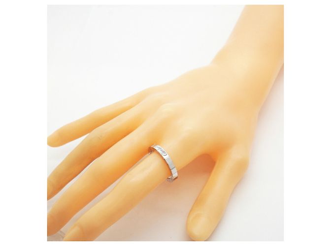 Bague Cartier Lanieres en or blanc 18K - vue 8
