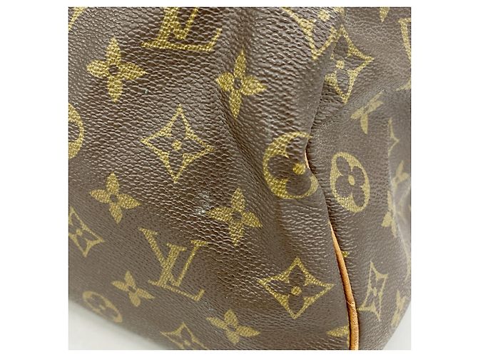 Borsa Louis Vuitton Monogram Speedy 35 Marrone - vista 10