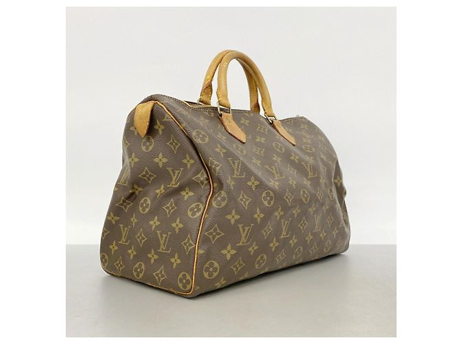 Borsa Louis Vuitton Monogram Speedy 35 Marrone - vista 2