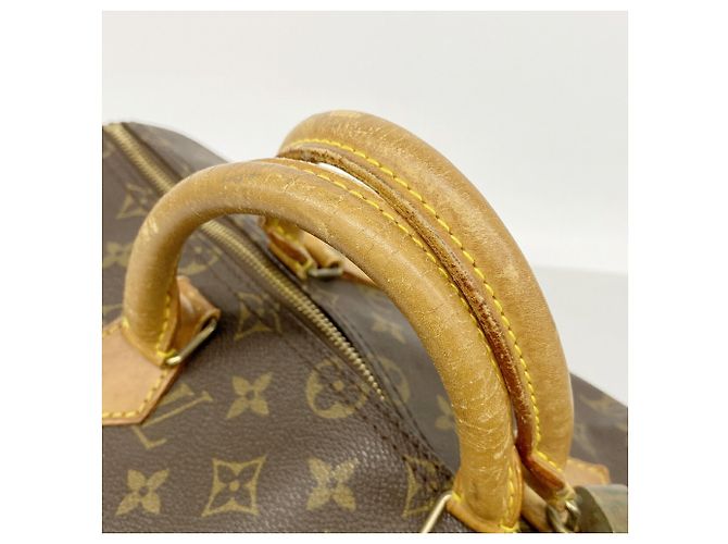 Borsa Louis Vuitton Monogram Speedy 35 Marrone - vista 9