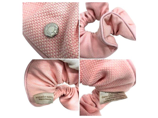 Hermès Accessorio per capelli HERMES Claudia Chouchou Pink Rosa - vista 3