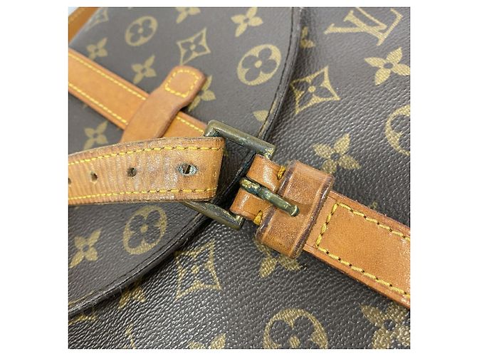 Borsa a tracolla Louis Vuitton Monogram Chantilly GM Marrone - vista 10