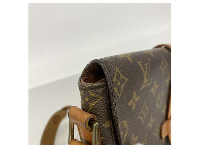 Borsa a tracolla Louis Vuitton Monogram Chantilly GM Marrone - vista 11