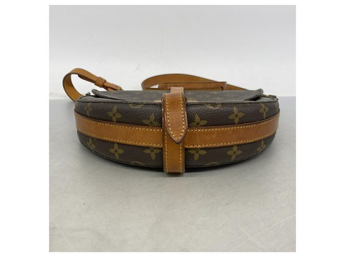 Borsa a tracolla Louis Vuitton Monogram Chantilly GM Marrone - vista 3
