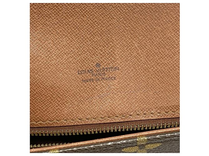Borsa a tracolla Louis Vuitton Monogram Chantilly GM Marrone - vista 5