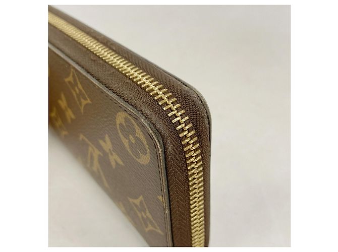 Louis Vuitton Monogram Portefeuille Clemence Long Wallet Marrone Fuschia - vista 8