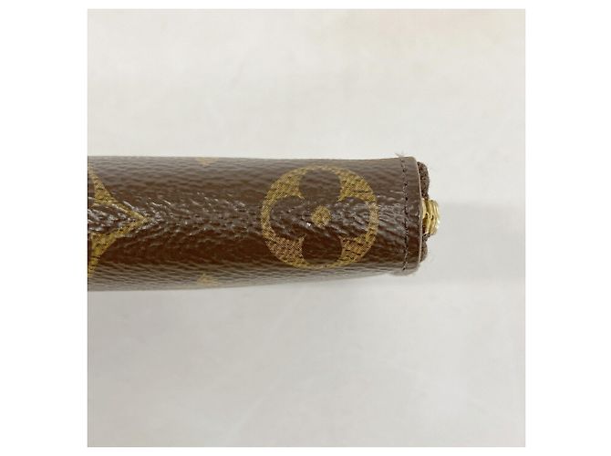 Louis Vuitton Monogram Portefeuille Clemence Long Wallet Marrone Fuschia - vista 9