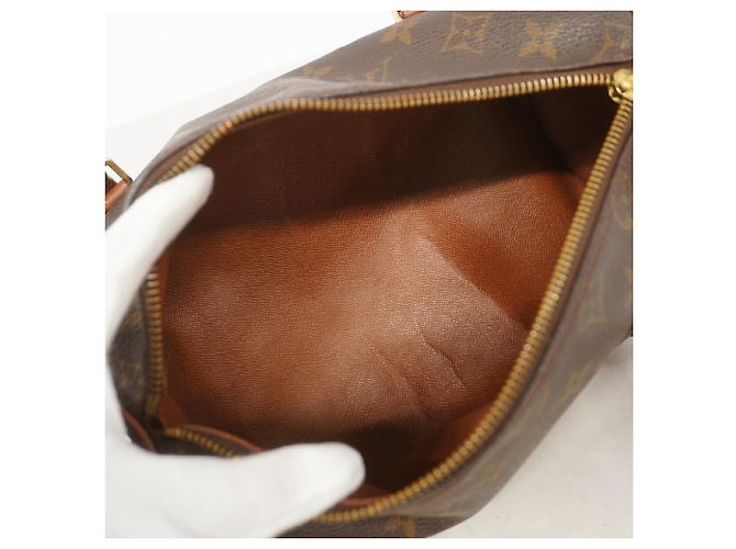 Borsa Louis Vuitton Monogram Papillon 26 Marrone - vista 4