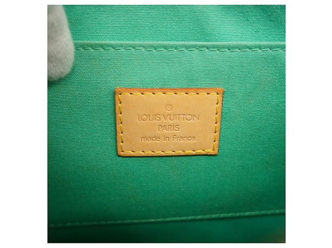 Borsa Louis Vuitton Vernis Biscayne Bay PM in Peppermint Verde - vista 5