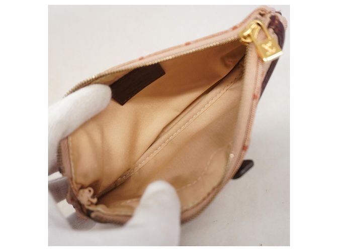 Louis Vuitton Monogram Mini Insofie Tasche/Etui Fuschia - Ansicht 4