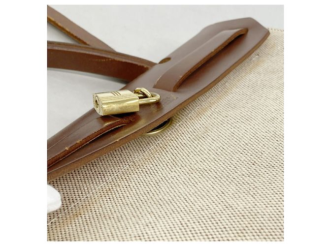 Hermès Hermes Herbag PM Handtasche Braun - Ansicht 14