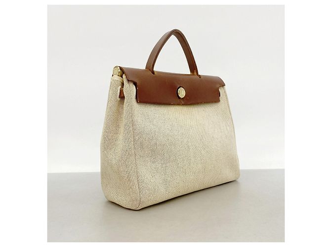Hermès Hermes Herbag PM Handtasche Braun - Ansicht 2