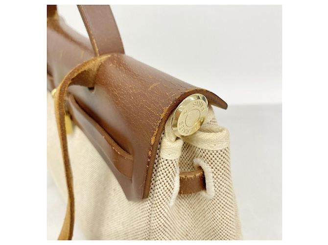 Hermès Hermes Herbag PM Handtasche Braun - Ansicht 7