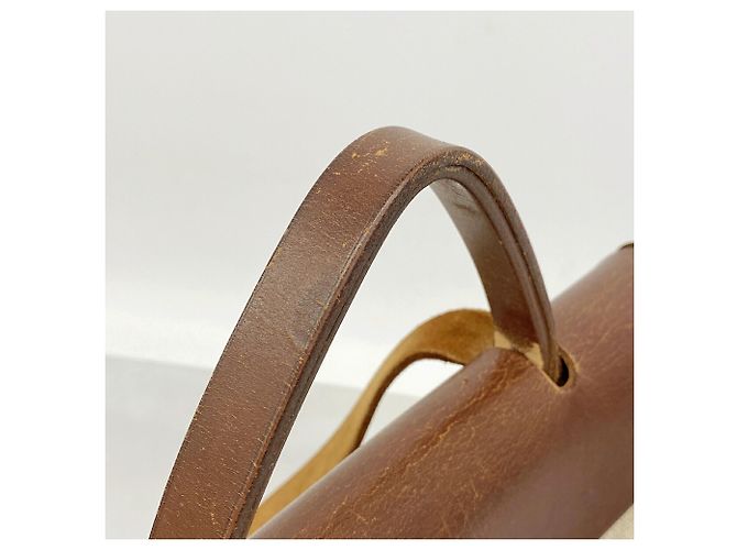 Hermès Hermes Herbag PM Handtasche Braun - Ansicht 9