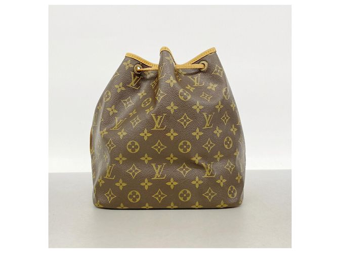 Noe Borsa a tracolla Louis Vuitton Monogram Petit Noé Marrone - vista 11