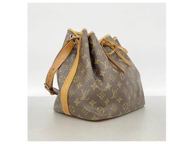 Noe Borsa a tracolla Louis Vuitton Monogram Petit Noé Marrone - vista 2