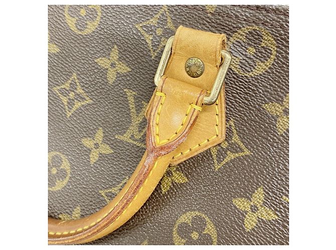 Borsa Louis Vuitton Monogram Speedy 30 Marrone - vista 10