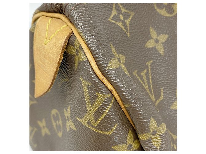 Borsa Louis Vuitton Monogram Speedy 30 Marrone - vista 11