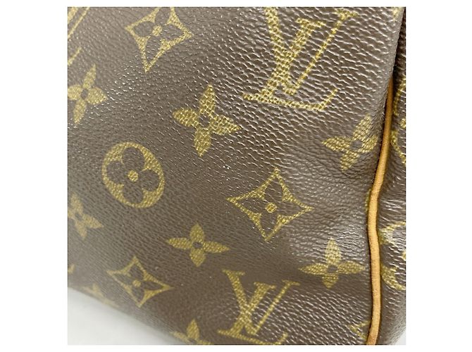 Borsa Louis Vuitton Monogram Speedy 30 Marrone - vista 14