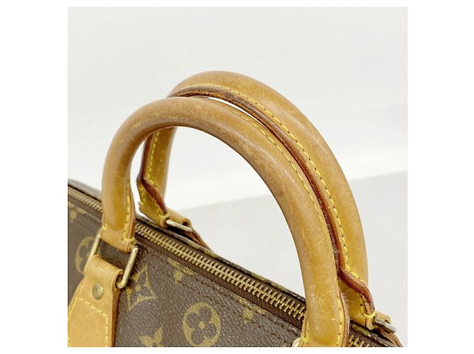 Borsa Louis Vuitton Monogram Speedy 30 Marrone - vista 15