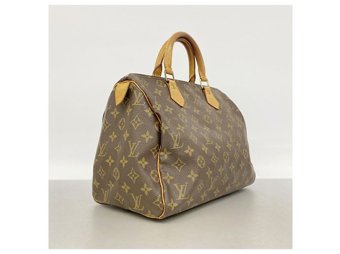 Borsa Louis Vuitton Monogram Speedy 30 Marrone - vista 2