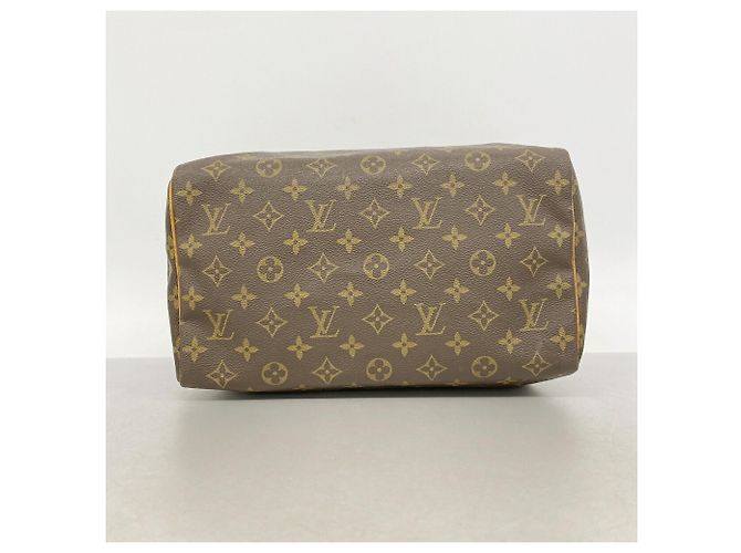 Borsa Louis Vuitton Monogram Speedy 30 Marrone - vista 3